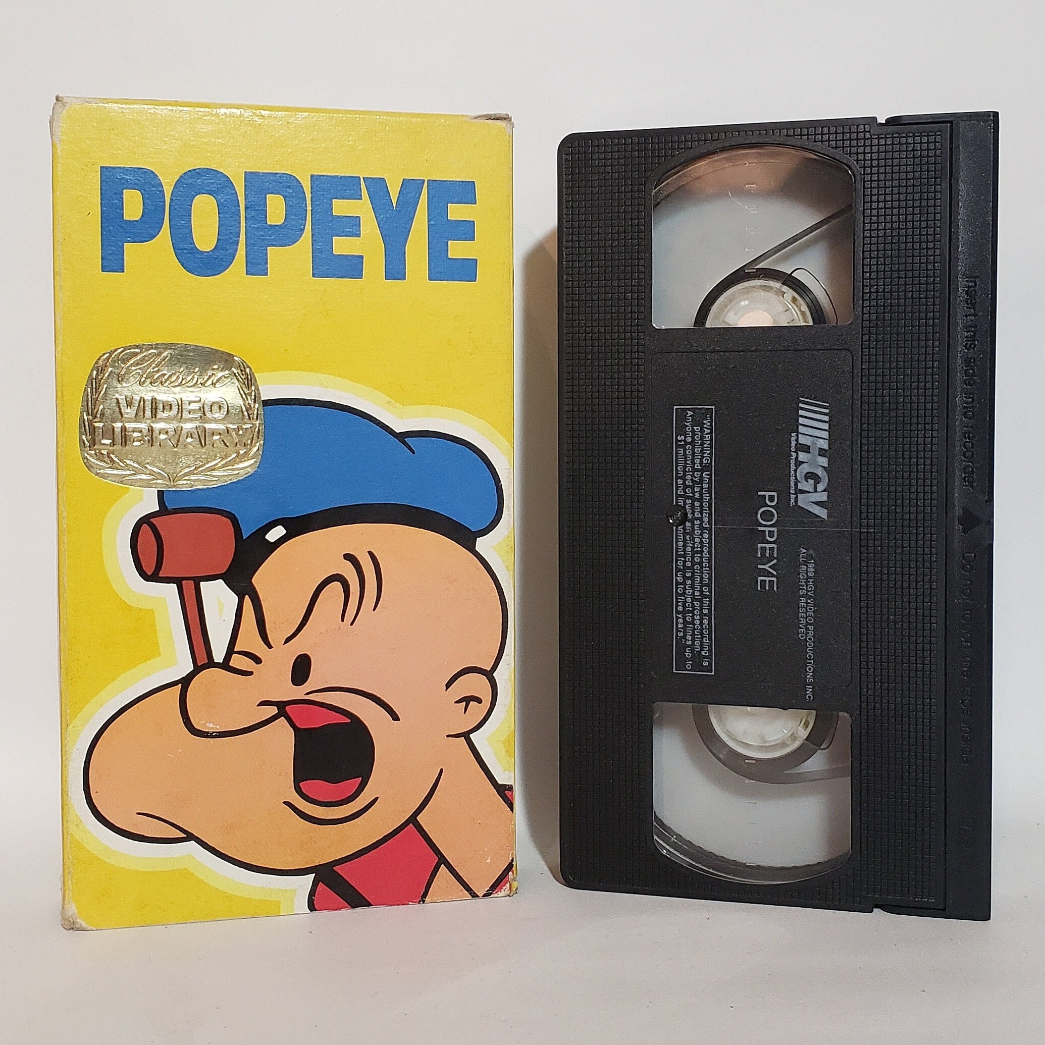 Popeye 1989 VHS Vol. 6 - Etsy