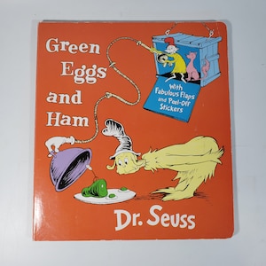 Grüne Eier und Schinken von Dr. Seuss Daumendrück Buch mit aufklappbaren Klappen 2001 Accessoire