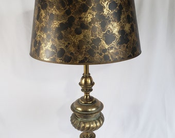 Vintage Stiffel Brass Hanging ceiling Lamp Hollywood Regency