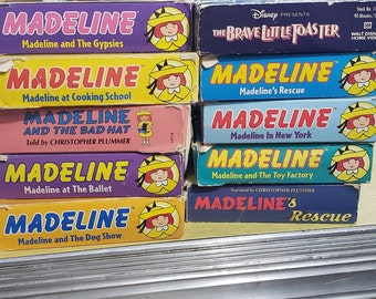 Madeline series vhs bundle 10 vhs bonus brave little toaster