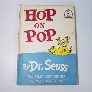 Hop on Pop von Dr. Seuss Das Einfachste Seuss für den jüngsten Gebrauch, Anfängerbücher 1963 Accession House