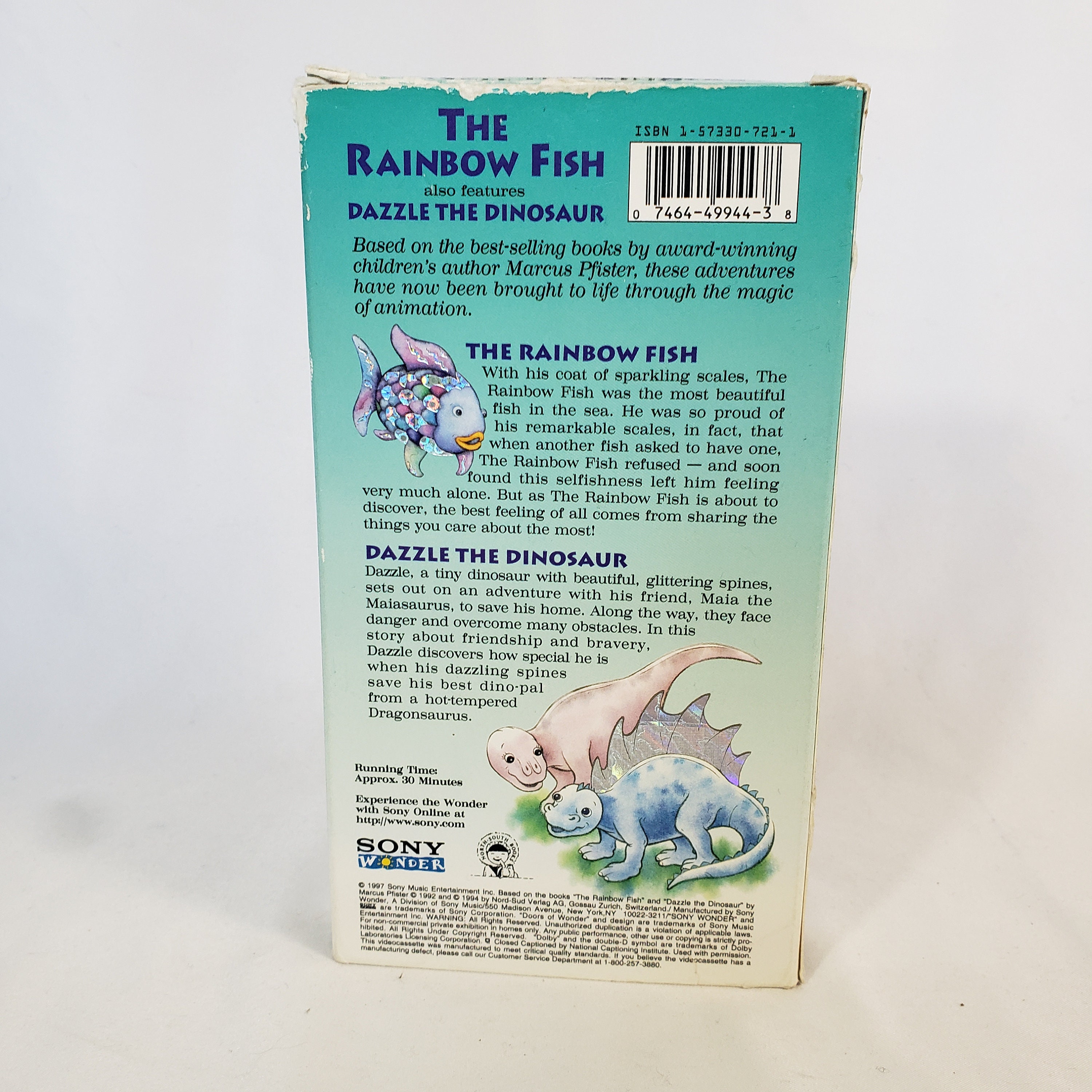 The Rainbow Fish And Dazzle The Dinosaur The Rainbow Fish Also Features Dazzle the Dinosaur Based on the Books
