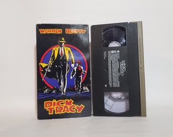 Dick Tracy 1990 VHS Classic Movie Original Copy Gangster Comic by Warren Beatty