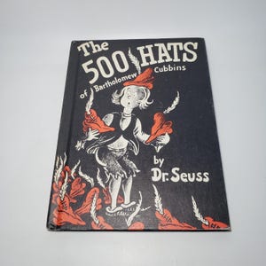 Die 500 Hüte des Bartholomew Cubbins von Dr. Seuss – Hardcover Edition, 1938 – Klassisches Kinderbuch mit skurrilen Illustrationen