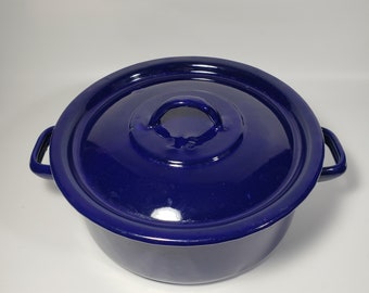 16 CM Blue Enameled Cook Pot