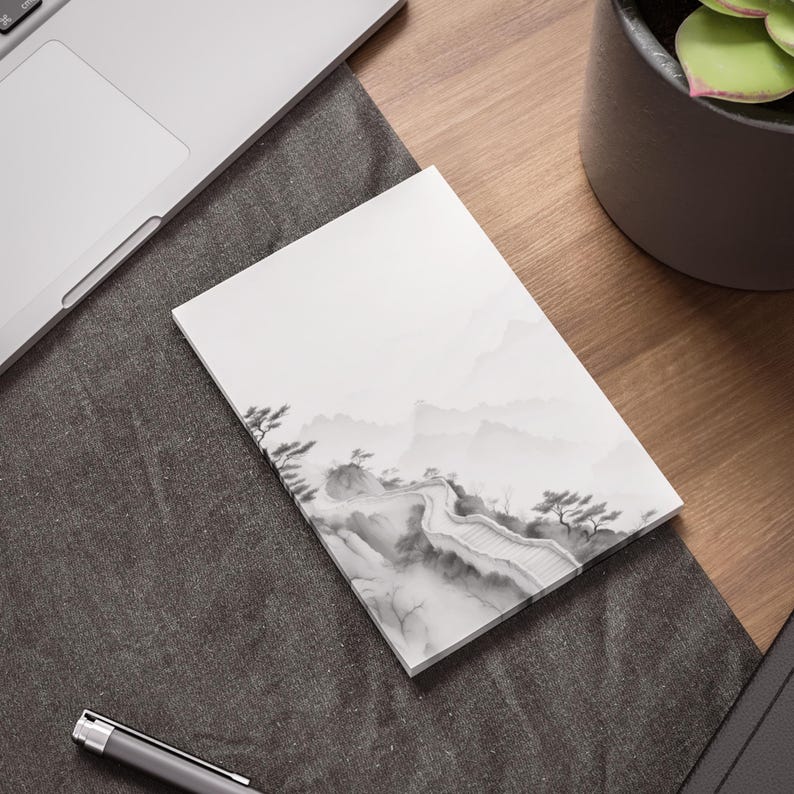 Elegant Landscape Post-it® Note Pads, Minimalist Sticky Notes - Etsy