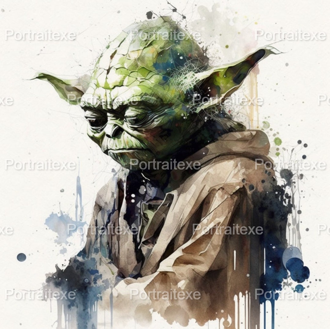 Yoda, 4K, Yoda, Star Wars Digital Print, Party Decor, Instant Download