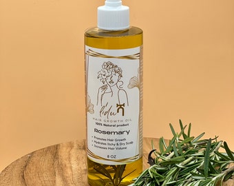 Rosemary Hair Growth Oil - 100% organic, no chemical added