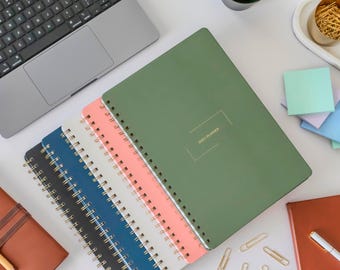 Undated Daily Planner (Portrait) | Academic Productivity Planner | Goal Setting Time Management | To-Do List | Task Manager | Daily Schedule