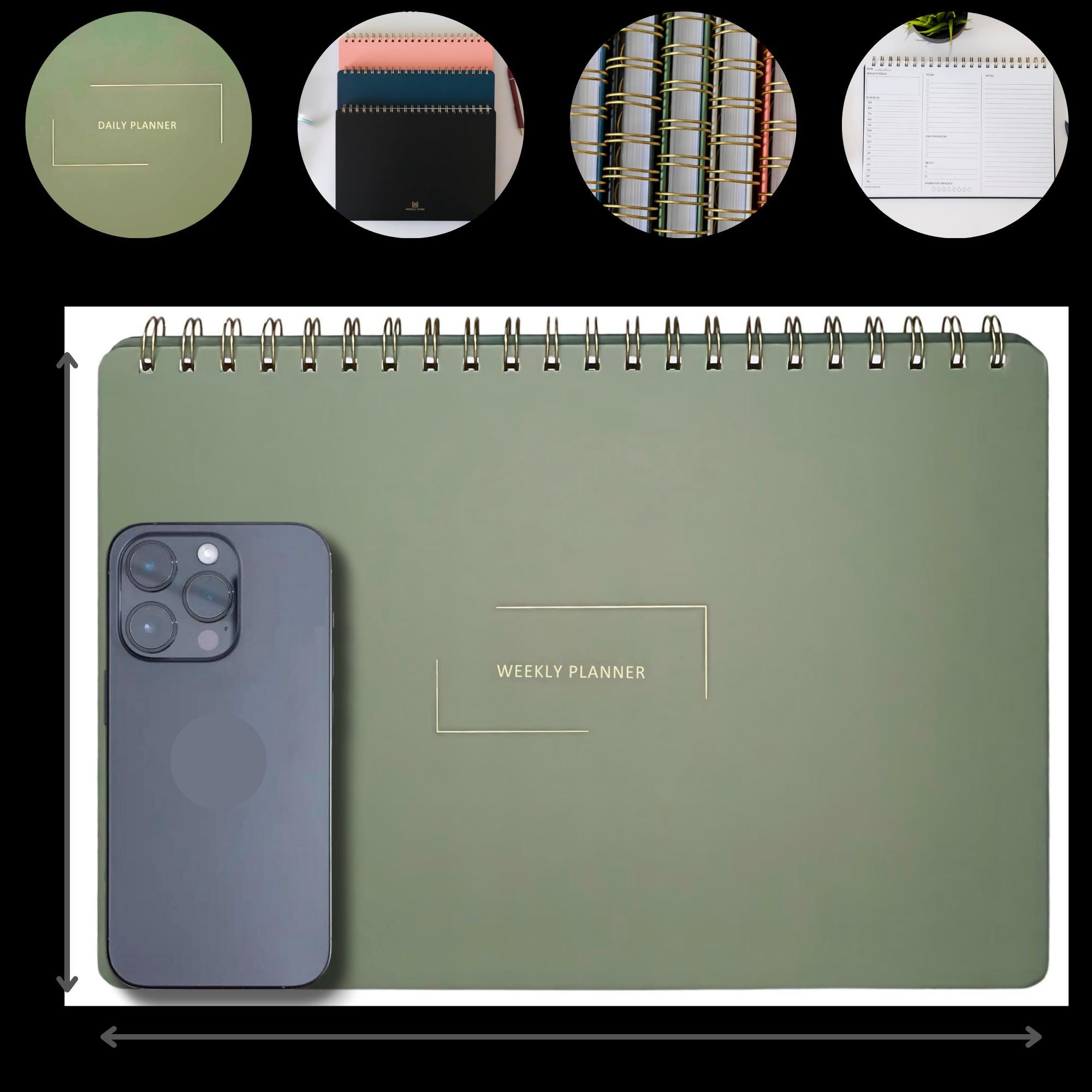 Minimalist Weekly Planner | Time Management, Goal Setting - Etsy
