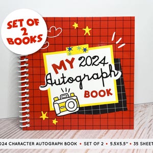 Disney Autograph Book, Vacation Signature book, Disneyworld, Disneyland