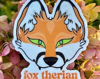 Fox Therian Sticker