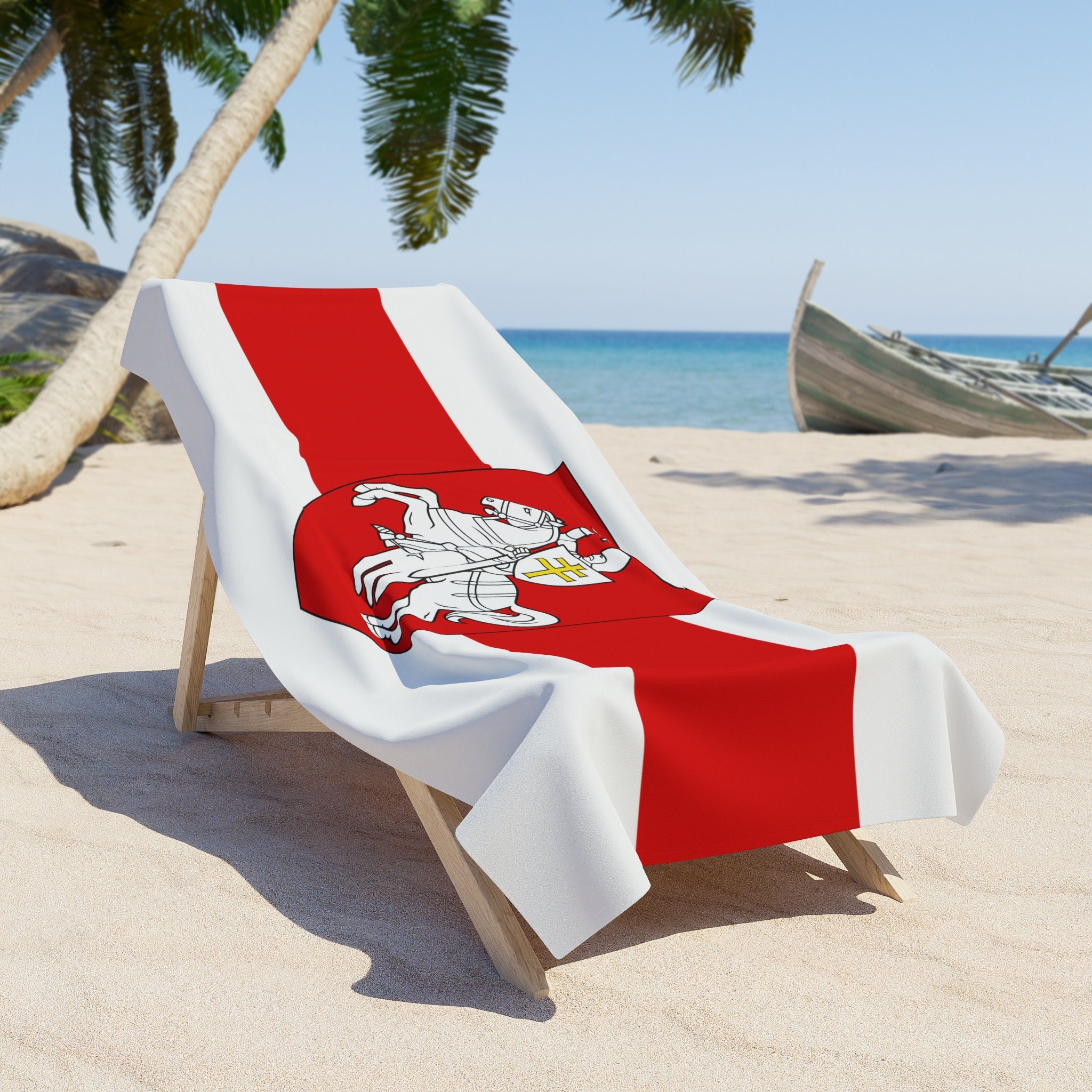 Luxury Belarus Beach Towel - Беларусь - 2 sizes - 30" x 60" and 36" x 72"