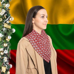 Beautiful Lithuania Voile Scarf - 2 sizes - Lietuva