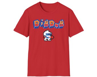 ディグダグ　DIG DUG レトロ　ゲーム　GAME シャツ　Ｓ　美品 ディグダグ DIG DUG レトロ ゲーム GAME シャツ S 美品 - メルカリ
