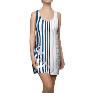 U.S. Virgin Islands Women&#39;s Anchor Racerback Dress