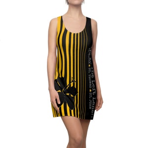U.S. Virgin Islands Women&#39;s Hibiscus Racerback Dress