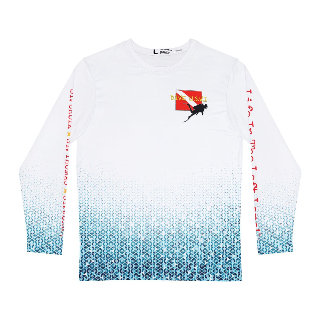 Chjf Mens Dive U.S.V.I Scuba Performance Long Sleeve Shirt - Etsy