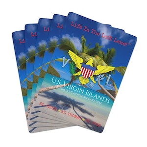U.S. Virgin Islands Poker Playing Cards