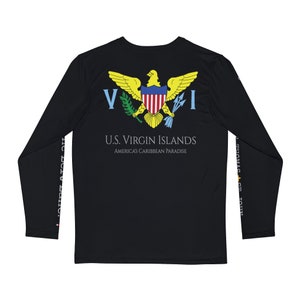 U.S. Virgin Islands Men's Performance Long Sleeve Shirt