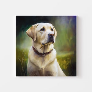 Labrador Retriever, Labrador Art, Labrador Print, Yellow Labrador, Yellow Lab, Labrador Retrievers, Labrador Portrait, Labrador Poster