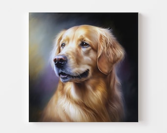 Golden Retriever Print, Golden Retriever Art, Golden Retriever, Golden Retriever Portrait, Dog Portrait, Golden Retrievers, Dog Prints, Dogs