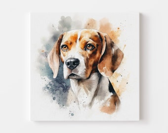 Beagle Watercolour, Beagle Art, Beagle Dog Art, Beagles, Cute Beagles, Cute Beagle Art, Beagle Watercolor, Beagle Portrait, Beagle Print
