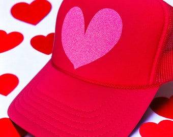 Valentine's Day "Heart" Trucker Hat