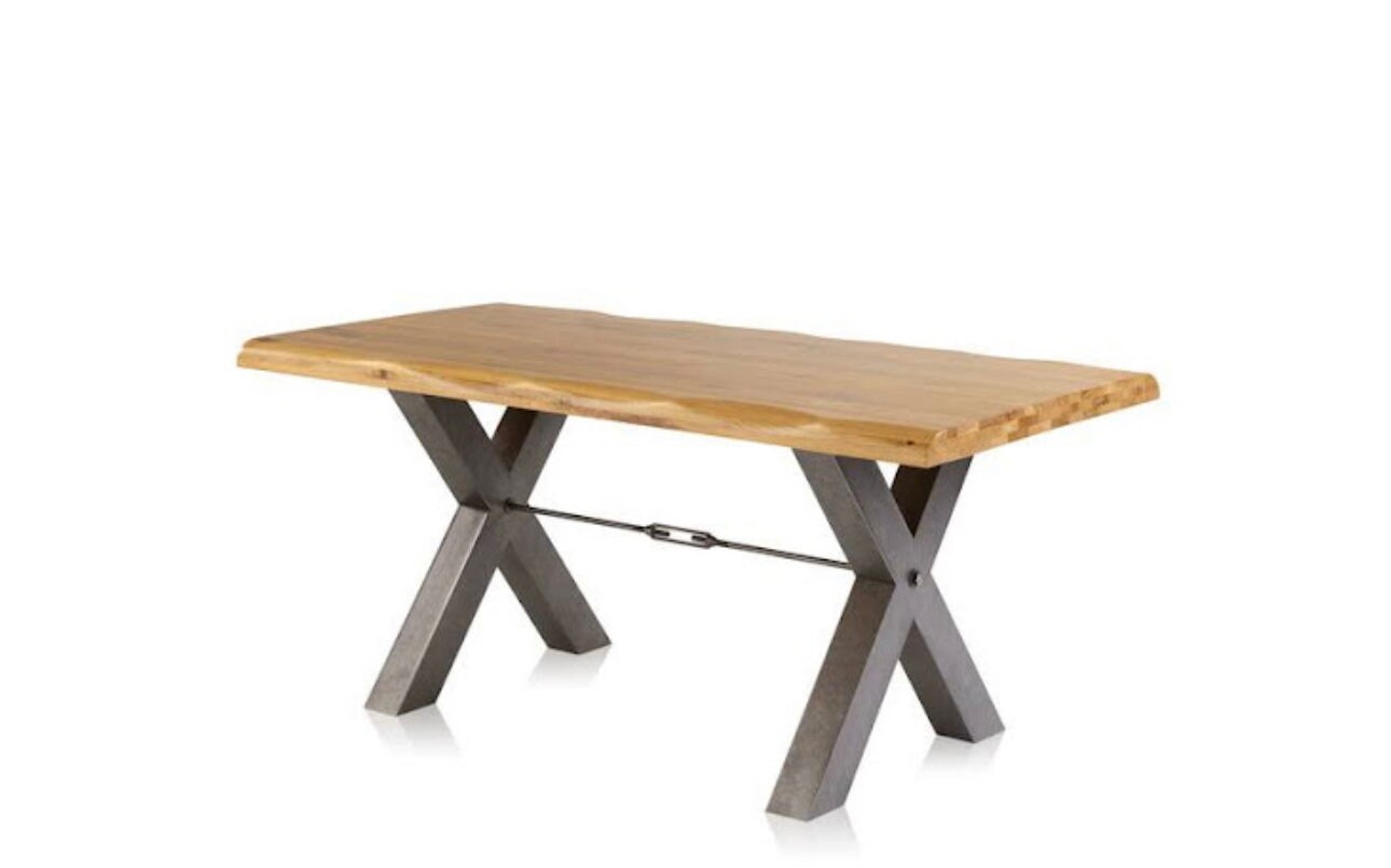 Live Edge Oak Dining Table. Custom Build Any Size and Finish Etsy