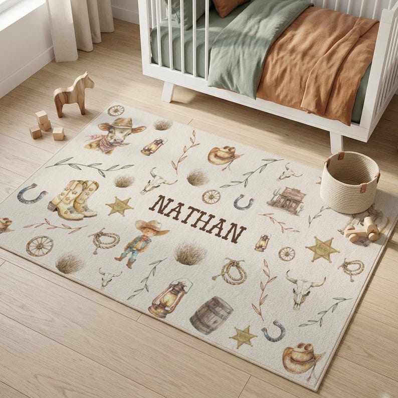cowboy decor personalized