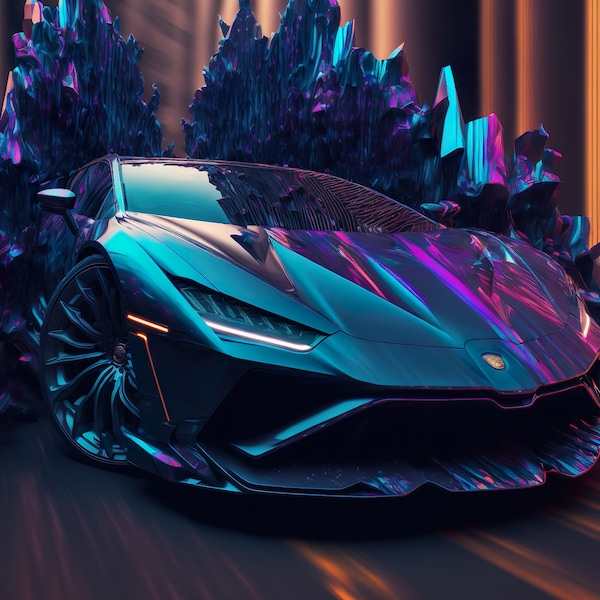 Lamborghini Huracan digital art | digital art cars