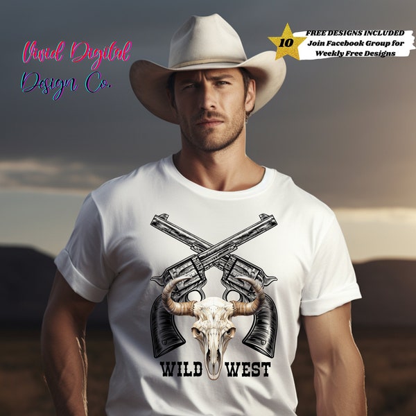 Wild West, Country Western, Sublimation Design,Digital Download, Clipart, PNG, Digital PNG, Shirt, Mug, Tote Bag Design