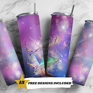 Celestial, hert png, melkweg, astrologie, tarotkaarten, 20oz magere beker sublimatie ontwerpsjablonen, rechte png digitale download
