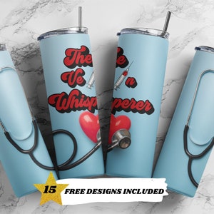 Nurse, Doctor, Healthcare, Medical, 20oz Skinny Tumbler, Sublimation Design Templates, Straight PNG Digital Download, Sublimation Template