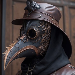Plague Doctor Mask - Digital Artwork