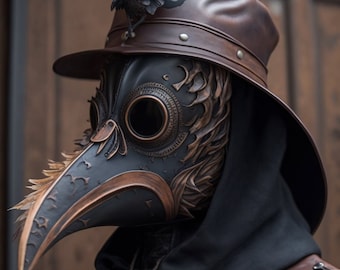 Pestdoktor Maske - Digital Artwork