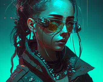 Cyberpunk Sticker Sheet