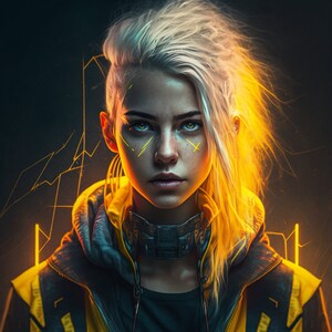 Cyberpunk Neon Yellow Collection