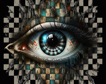 Cryptic Gazes: Weirdcore Art