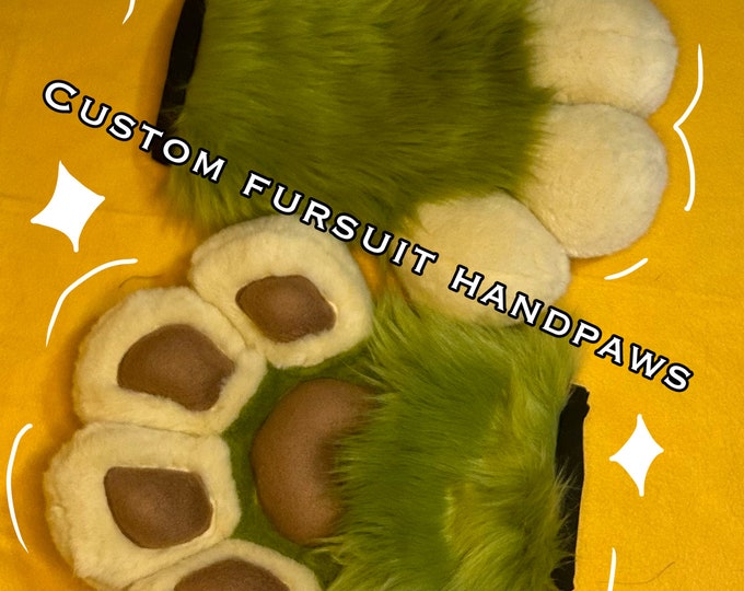 Custom Fursuit Hand Paws - Etsy