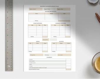 Minimalist Debt-Friendly Monthly Paycheck Budget Plan