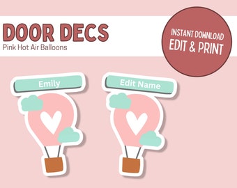 INSTANT DOWNLOAD Door Dec Flower RA Resident Advisor Printable Dorm ...