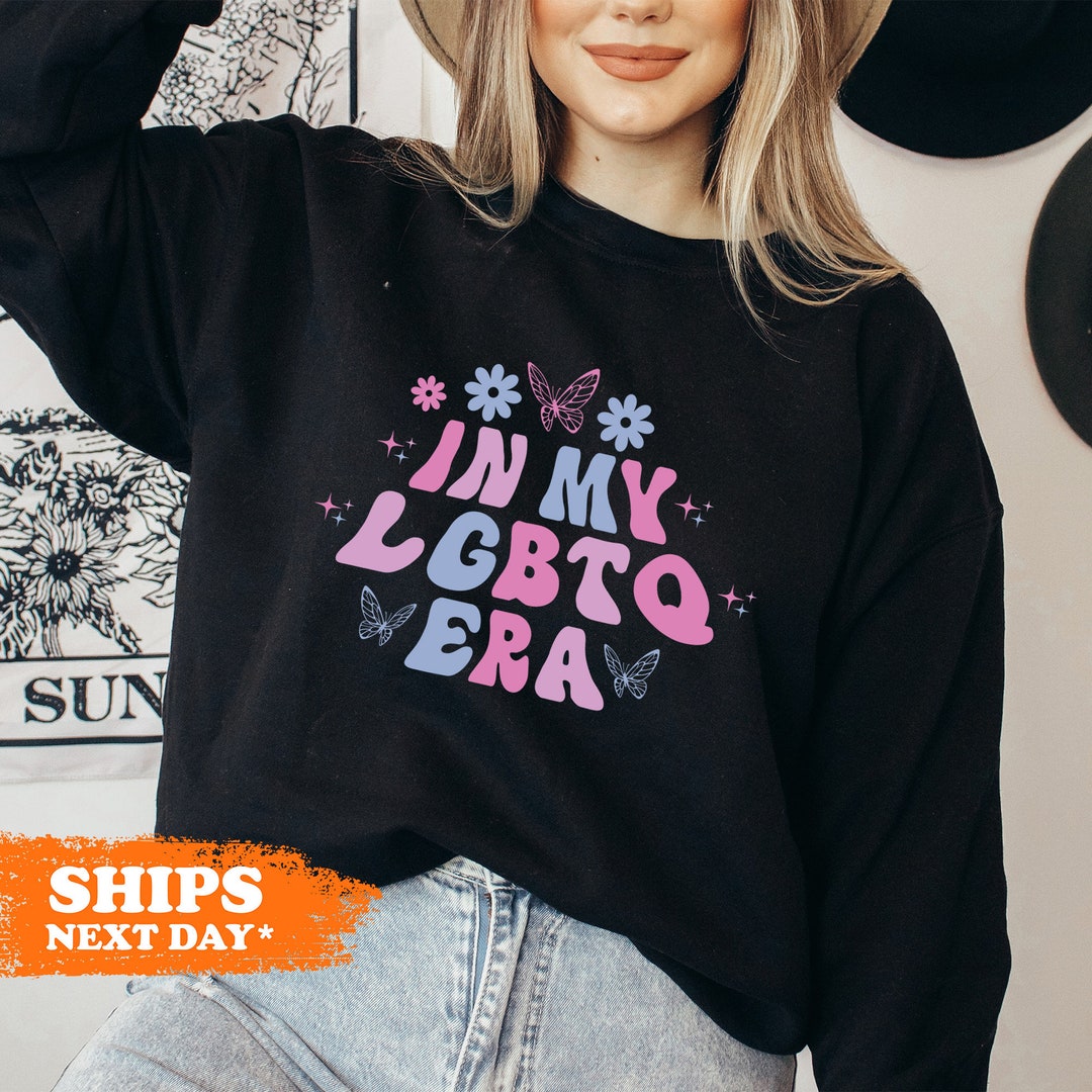 In My LGBTQ Era Sweater LGBTQ Hoodie Pride Crewneck Pride Etsy