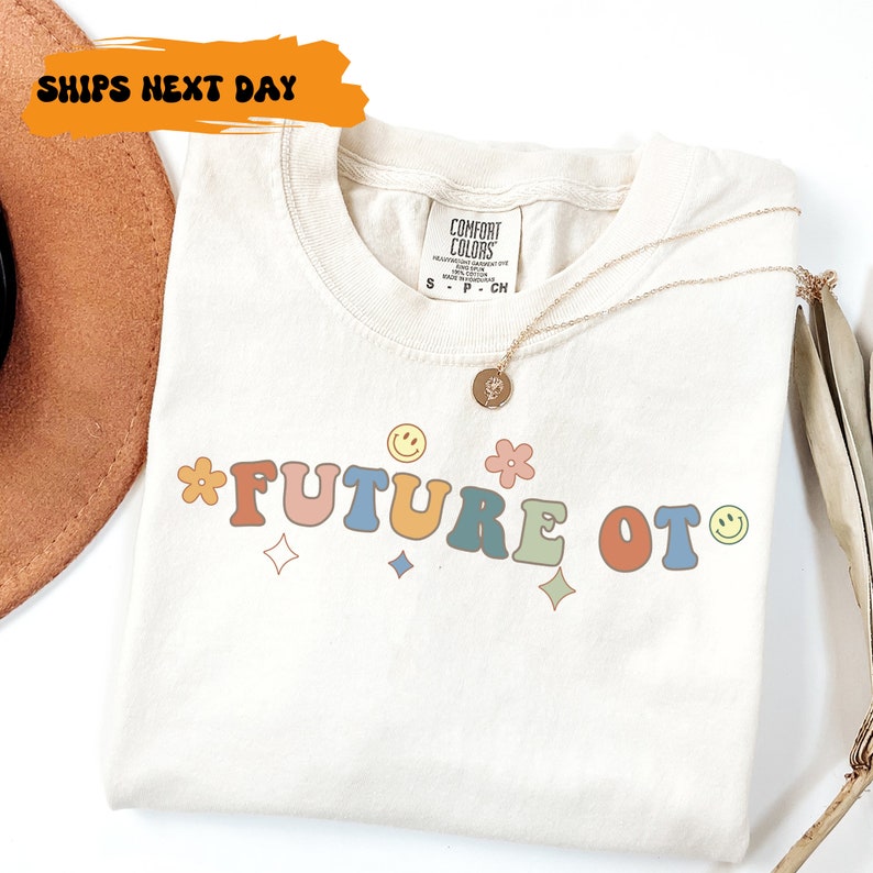 a white shirt that says future ot on it