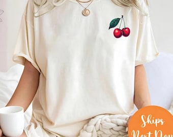 Vintage Cherry T-Shirt: Retro Fruit Tee, Summer Style
