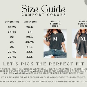 the size guide for a women's t - shirt