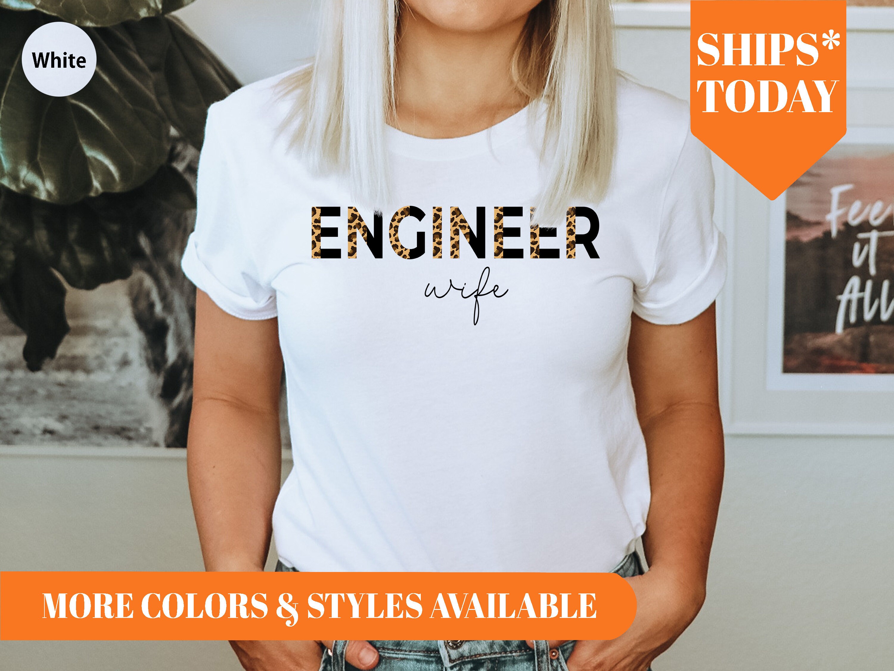 Wife T-shirt Engineer Wife Engineer Wife Tee -