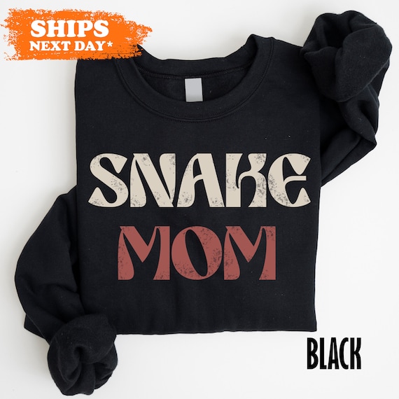 Snake Mom Sweatshirt: Reptile Lover Crewneck - Eco-Friendly Gift