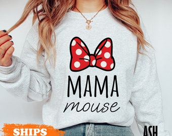 Custom Mama Mouse Crewneck: Personalized Mom Sweatshirt