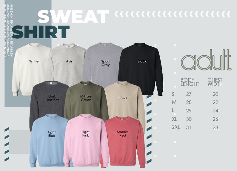 a group of sweatshirts with the words sweat shirt on them